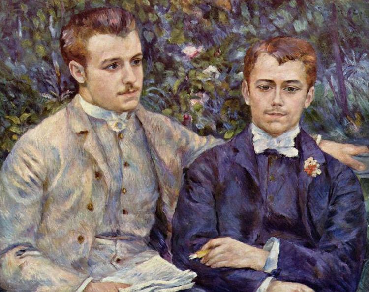 Pierre-Auguste Renoir Portrat des Charles und Georges Durand-Ruel oil painting image